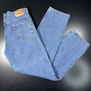 2015 Levi's 550 Relaxed Fit Denim Jeans Mens Size 36x34 - Great Condition